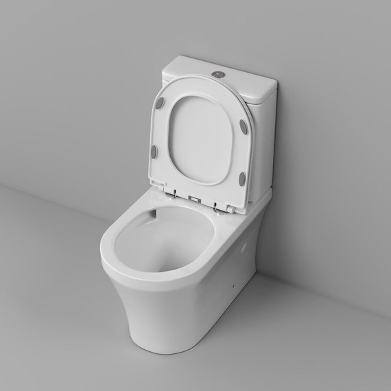 Унитаз-компакт безободковый Grossman GR-4485SQ с тонкой крышкой микролифт - 10 Унитаз-компакт безободковый Grossman GR-4485SQ с тонкой крышкой микролифт фото 10