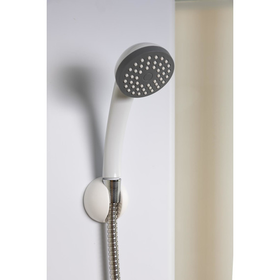 Душевая кабина Niagara Promo P100/80/40L/MT 100x80 см, с высоким поддоном 40 см, профиль белый, стекло матовое (безсиликоновая сборка) фото 6