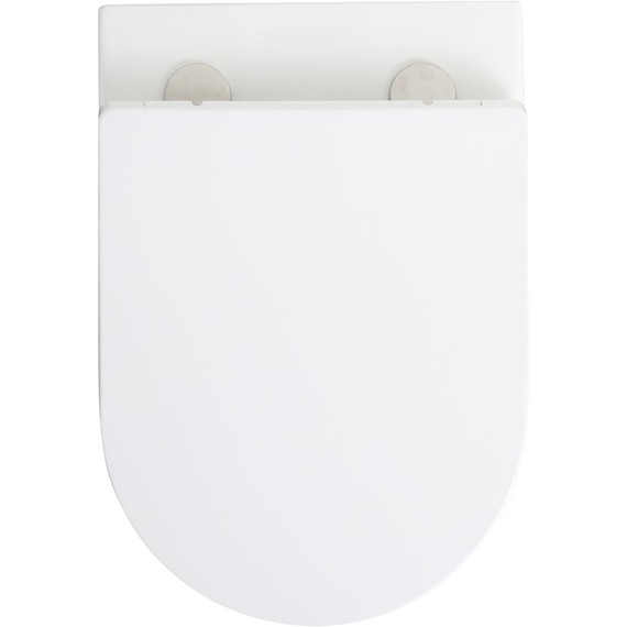 Унитаз подвесной безободковый Veconi Ento VEN-52T (Система смыва торнадо) с тонкой крышкой микролифт фото 4