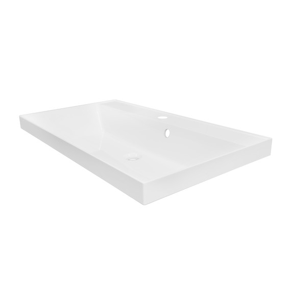 Тумба напольная с раковиной Azario Эстима 80 см CS00094597, графит фото 7