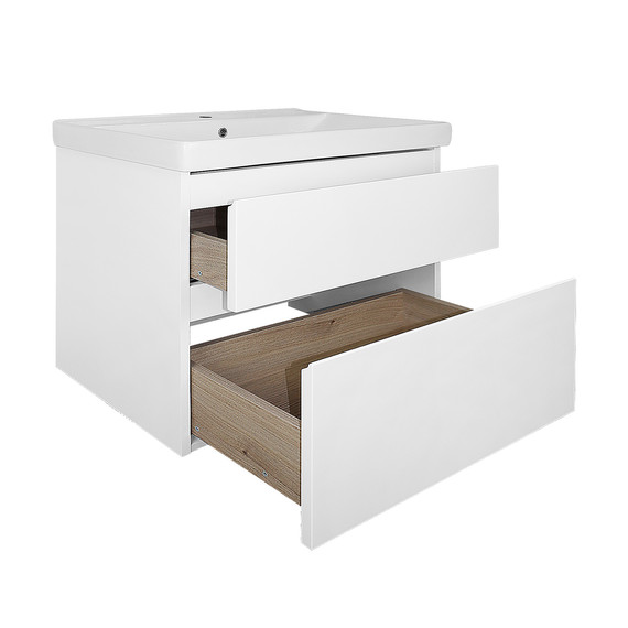 Тумба подвесная с раковиной Azario Мила 70 см CS00092799, белый - 3 Тумба подвесная с раковиной Azario Мила 70 см CS00092799, белый фото 3