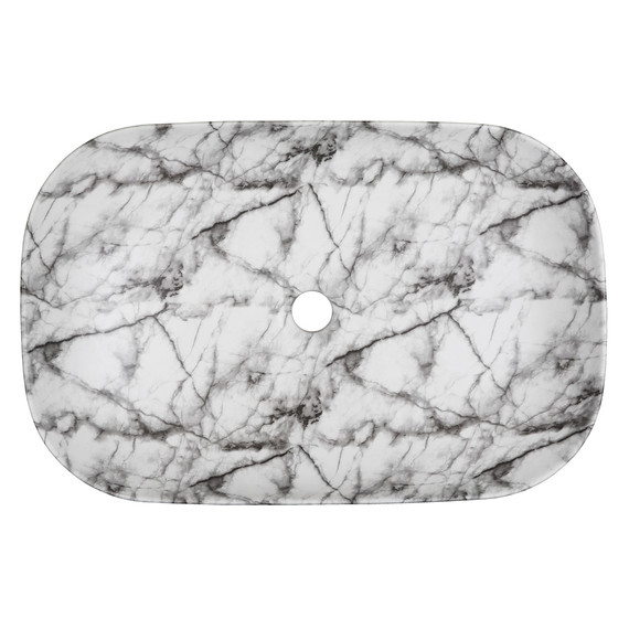 Раковина-чаша Azario 60 см AZ-2143-P-M805, тёмный мрамор - 2 Раковина-чаша Azario 60 см AZ-2143-P-M805, тёмный мрамор фото 2