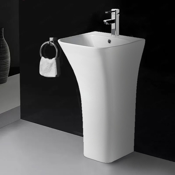 Раковина напольная Azario Fretta Square 45 см AZ-315 фото 2