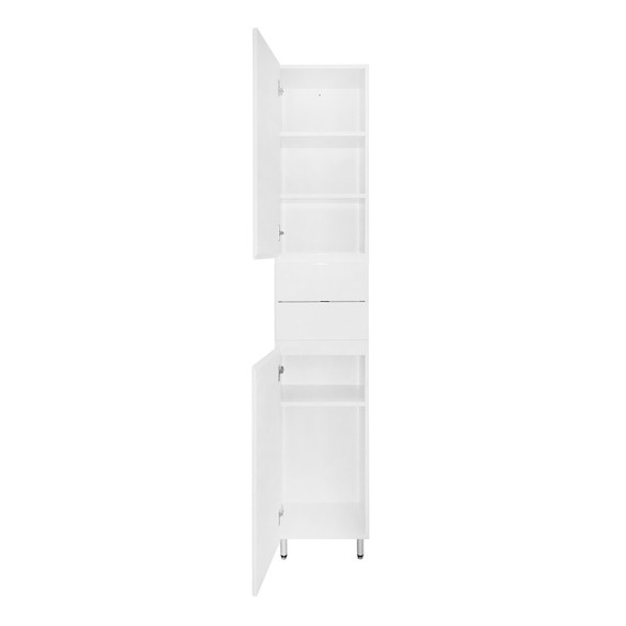 Пенал напольный Azario Эстима 35 см L CS00094554, белый глянцевый - 4 Пенал напольный Azario Эстима 35 см L CS00094554, белый глянцевый фото 4