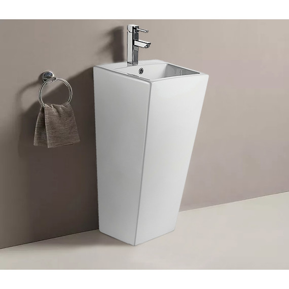 Раковина напольная Azario Fretta Square 44 см AZ-303 фото 2