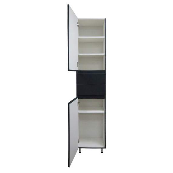 Пенал напольный Azario Эстима 40 см L CS00094560, графит - 4 Пенал напольный Azario Эстима 40 см L CS00094560, графит фото 4