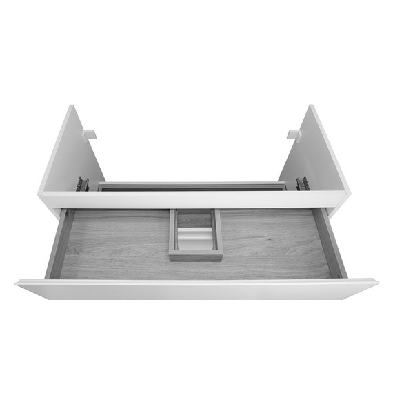 Тумба подвесная с раковиной Azario Ника 100 см CS00089923, белый - 4 Тумба подвесная с раковиной Azario Ника 100 см CS00089923, белый фото 4