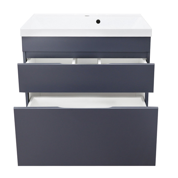 Тумба напольная с раковиной Azario Эстима 80 см CS00094597, графит фото 3