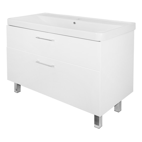 Тумба напольная с раковиной Azario Ника 100 см CS00089955, белый - 2 Тумба напольная с раковиной Azario Ника 100 см CS00089955, белый фото 2