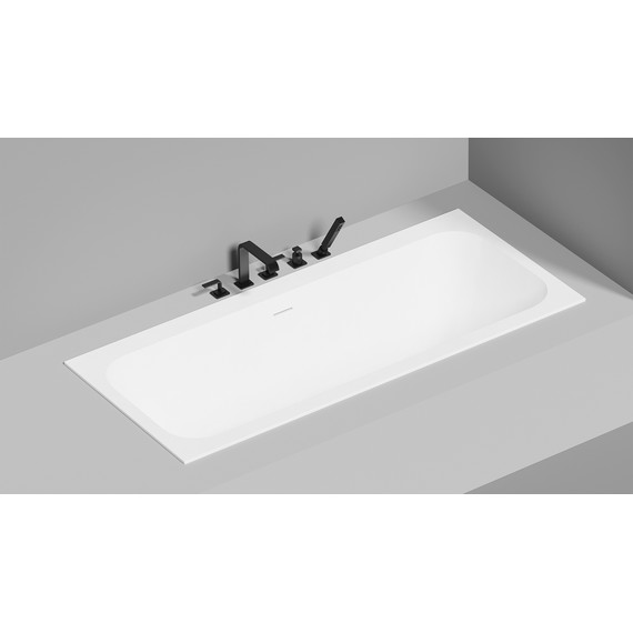 Ванна каменная Salini Orlanda 180x80 см 103312G (S-Sense) глянцевая фото 4