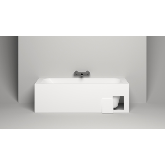 Ванна каменная Salini Orlanda Kit 180х80х60 см 102112M (S-Sense) матовое фото 7