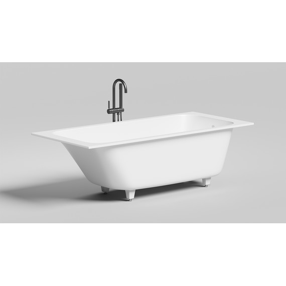 Ванна каменная Salini Orlanda 180х80 см 102012M (S-Sense) матовая  фото 2