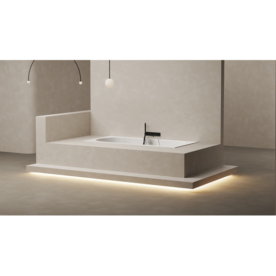 Ванна каменная Salini Ornella 190x90 см 103422M (S-Stone) матовая фото 14