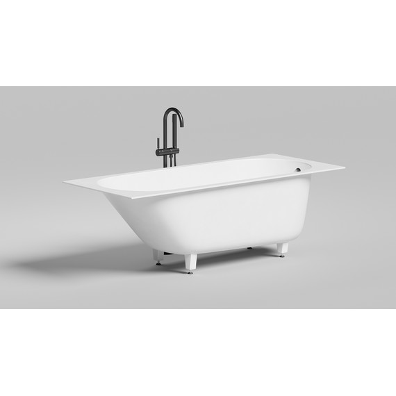 Ванна каменная Salini Ornella 169x70 см 102323M (S-Stone) матовая фото 2