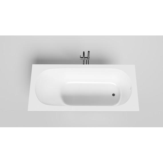 Ванна каменная Salini Ornella 180х80 см 102322M (S-Stone) матовая  фото 3