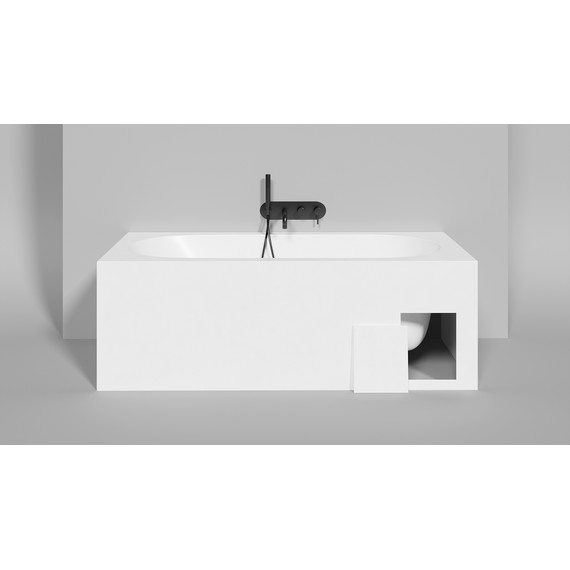 Ванна каменная Salini Ornella 170x80 см 102314G (S-Sense) глянцевая фото 7