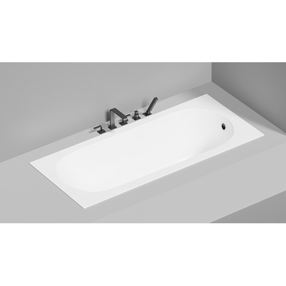 Ванна каменная Salini Ornella 180х80 см 102322M (S-Stone) матовая  фото 4