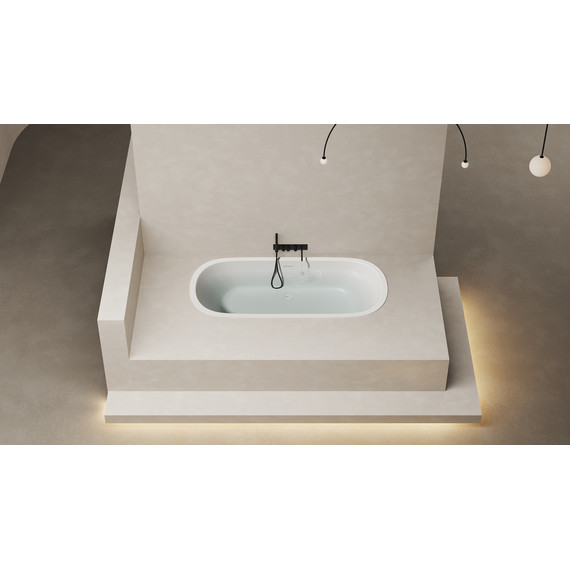 Ванна каменная Salini Ornella 190x90 см 103412G (S-Sense) глянцевая фото 20