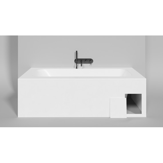 Ванна каменная Salini Orlanda Vasta Kit 190х100х60 см 102124M (S-Stone) матовое  фото 5