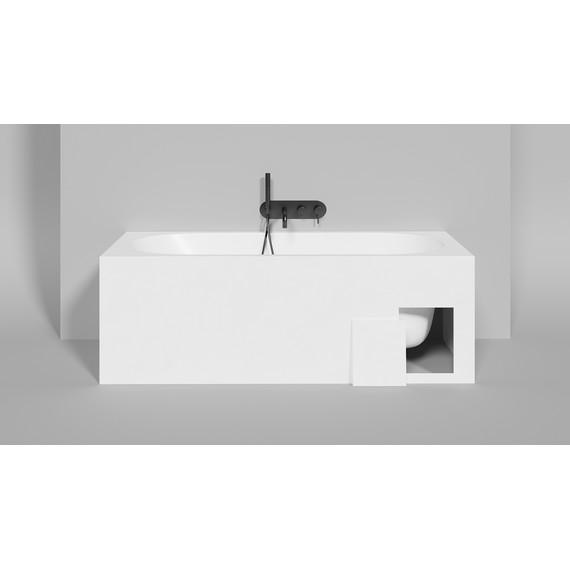 Ванна каменная Salini Ornella 170х75 см 102311G (S-Sense) глянцевая  фото 5