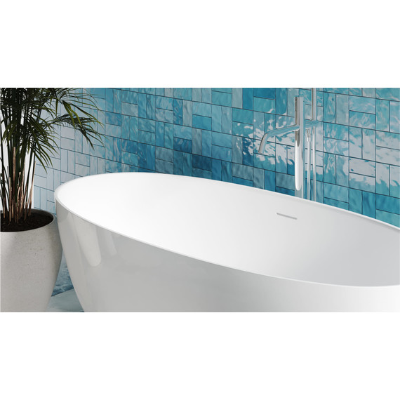 Ванна каменная Salini Alda 170x80 см 101912G (S-Sense) глянцевая фото 6