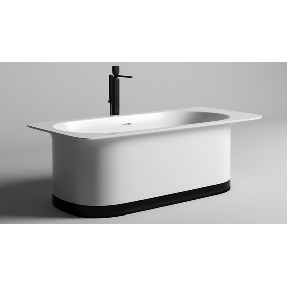 Ванна каменная Salini Ninfea 180x82 см 102721M (S-Stone) матовая фото 2