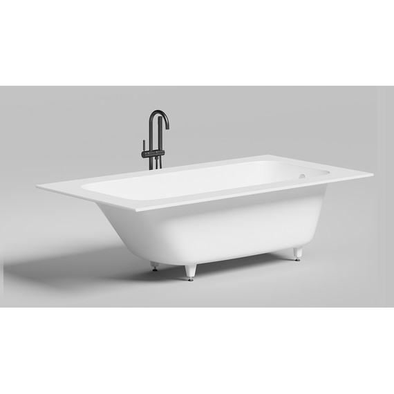 Ванна каменная Salini Orlanda Vasta 190х100 см 102014G (S-Sense) глянцевая  фото 2