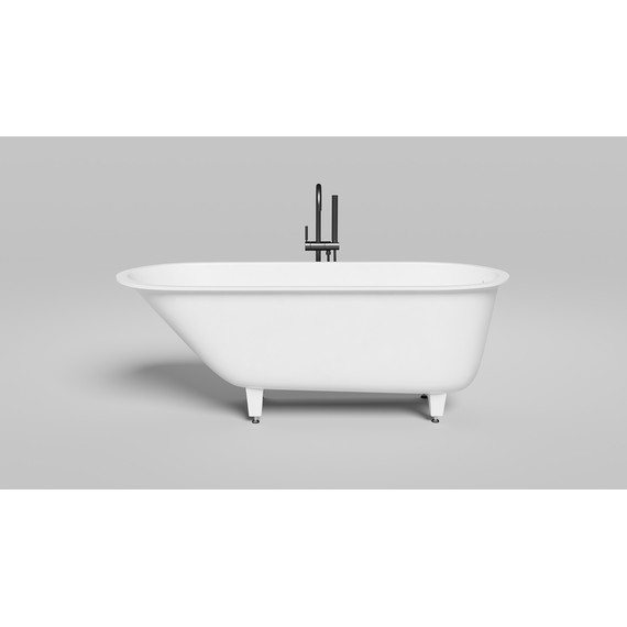 Ванна каменная Salini Ornella 170x70 см 102313G (S-Sense) глянцевая фото 8