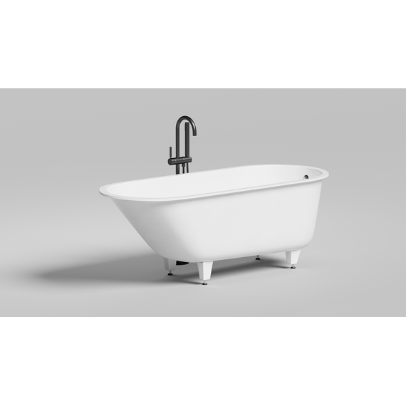 Ванна каменная Salini Ornella 170х75 см 102311G (S-Sense) глянцевая  фото 9