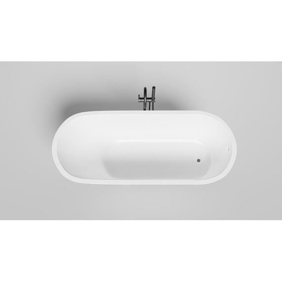 Ванна каменная Salini Ornella 180х80 см 102312G (S-Sense) глянцевая  фото 10