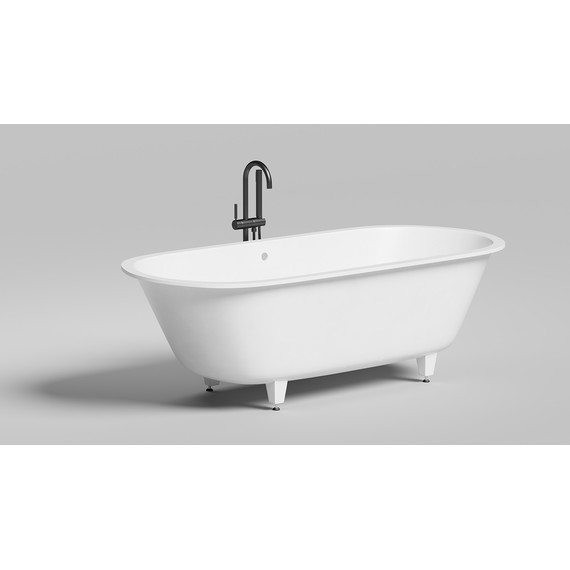 Ванна каменная Salini Ornella 190x90 см 103412G (S-Sense) глянцевая фото 9