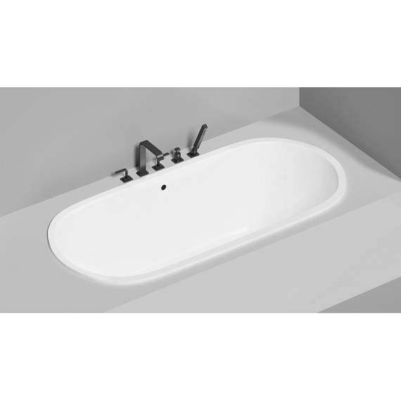 Ванна каменная Salini Ornella 190x90 см 103412G (S-Sense) глянцевая фото 11