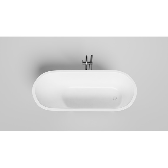 Ванна каменная Salini Ornella 169x70 см 102423M (S-Stone) матовая фото 9