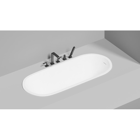 Ванна каменная Salini Ornella 169x70 см 102423M (S-Stone) матовая фото 10