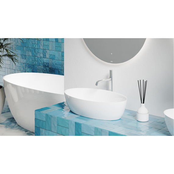 Ванна каменная Salini Alda 178x92 см 101911G (S-Sense) глянцевая фото 8