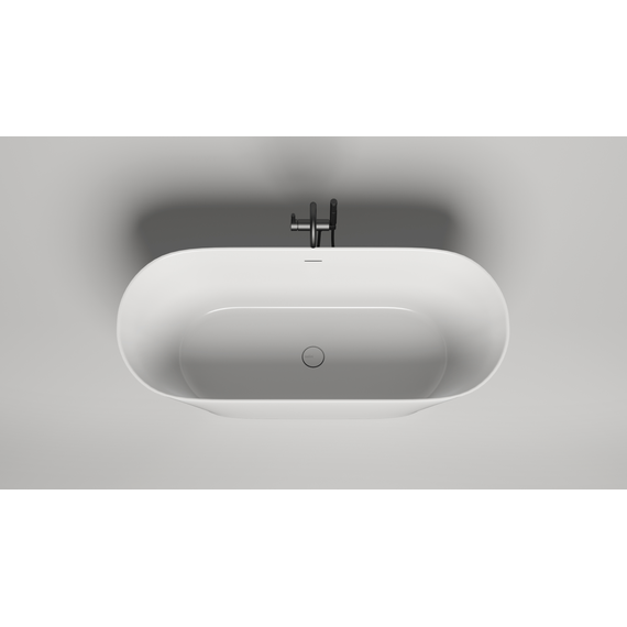 Ванна каменная Salini Mona 170x72 см 102922M (S-Stone) матовая фото 3