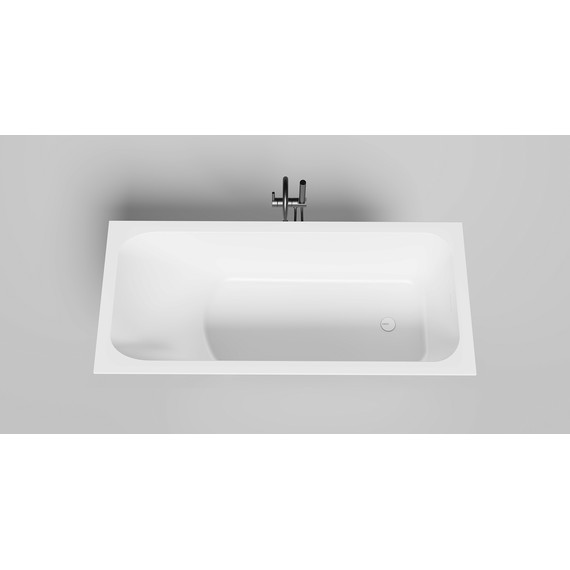 Ванна каменная Salini Orlanda 170x75 см 102117M (S-Sense) матовая - 3 Ванна каменная Salini Orlanda 170x75 см 102117M (S-Sense) матовая фото 3