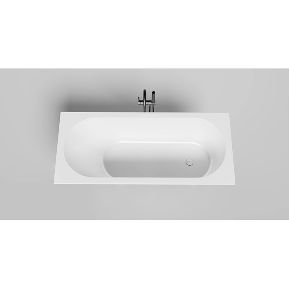 Ванна каменная Salini Ornella 160x70 см 102416M (S-Sense) матовая - 3 Ванна каменная Salini Ornella 160x70 см 102416M (S-Sense) матовая фото 3