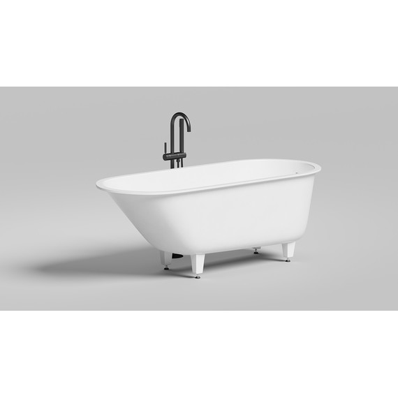 Ванна каменная Salini Ornella 160x70 см 102426M (S-Stone) матовая - 9 Ванна каменная Salini Ornella 160x70 см 102426M (S-Stone) матовая фото 9