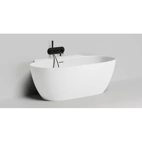 Ванна каменная Salini Alda Wall 170x90 см 101915G (S-Sense) глянцевая фото 2