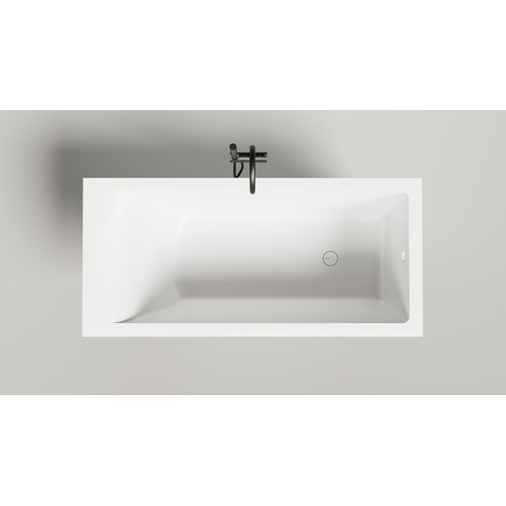 Ванна каменная Salini Cascata 150x70 см 105011G (S-Sense) глянцевая - 4 Ванна каменная Salini Cascata 150x70 см 105011G (S-Sense) глянцевая фото 4