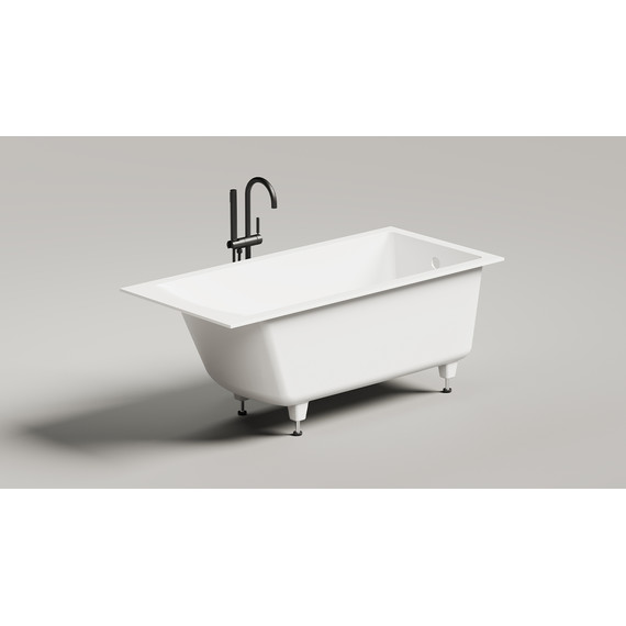 Ванна каменная Salini Cascata 150x70 см 105011G (S-Sense) глянцевая - 2 Ванна каменная Salini Cascata 150x70 см 105011G (S-Sense) глянцевая фото 2