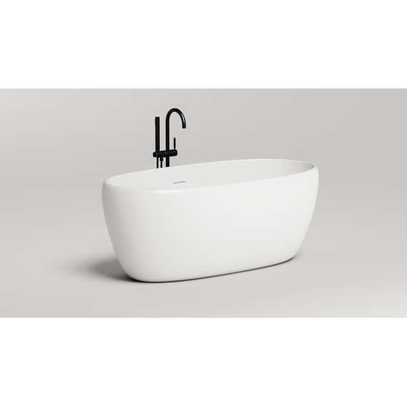 Ванна каменная Salini Luce 150x75 см 100122M (S-Stone) матовая - 2 Ванна каменная Salini Luce 150x75 см 100122M (S-Stone) матовая фото 2