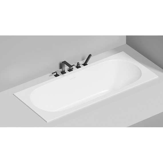 Ванна каменная Salini Ornella 180x80 см 103521M (S-Stone) матовая - 4 Ванна каменная Salini Ornella 180x80 см 103521M (S-Stone) матовая фото 4