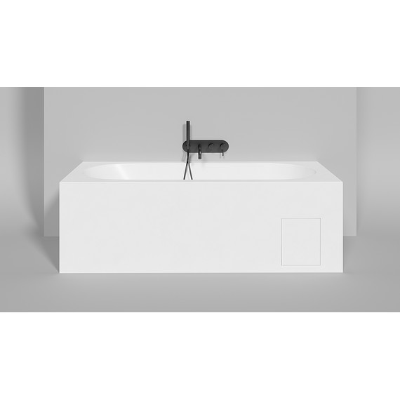 Ванна каменная Salini Ornella 180x80 см 102412M (S-Sense) матовая - 6 Ванна каменная Salini Ornella 180x80 см 102412M (S-Sense) матовая фото 6