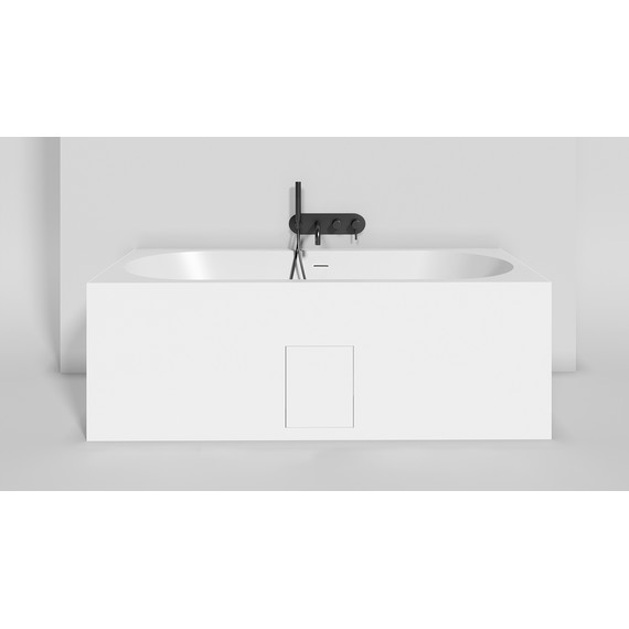 Ванна каменная Salini Ornella 180x80 см 103511M (S-Sense) матовая - 6 Ванна каменная Salini Ornella 180x80 см 103511M (S-Sense) матовая фото 6