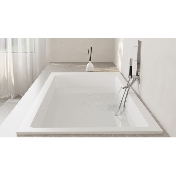 Ванна каменная Salini Cascata 180x80 см 104513M (S-Sense) матовая - 6 Ванна каменная Salini Cascata 180x80 см 104513M (S-Sense) матовая фото 6