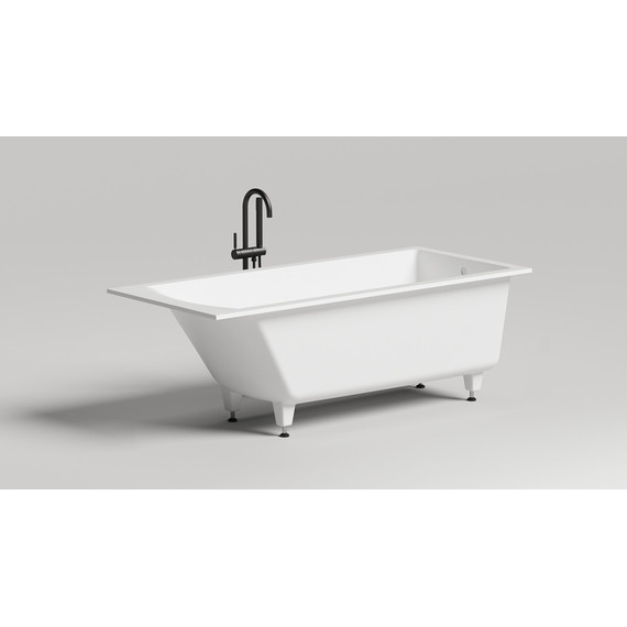 Ванна каменная Salini Cascata 170x75 см 104113G (S-Sense) глянцевая - 2 Ванна каменная Salini Cascata 170x75 см 104113G (S-Sense) глянцевая фото 2