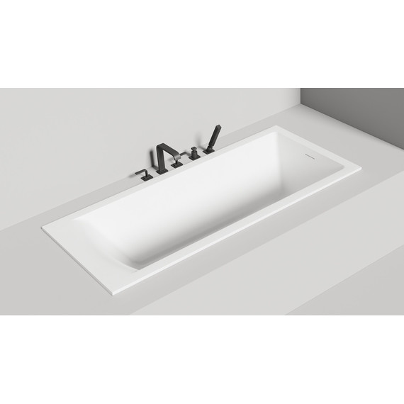 Ванна каменная Salini Cascata 170x75 см 104323M (S-Stone) матовая - 4 Ванна каменная Salini Cascata 170x75 см 104323M (S-Stone) матовая фото 4