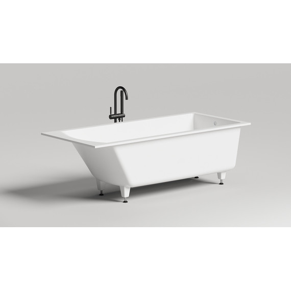 Ванна каменная Salini Cascata 180x80 см 104213M (S-Sense) матовая - 2 Ванна каменная Salini Cascata 180x80 см 104213M (S-Sense) матовая фото 2